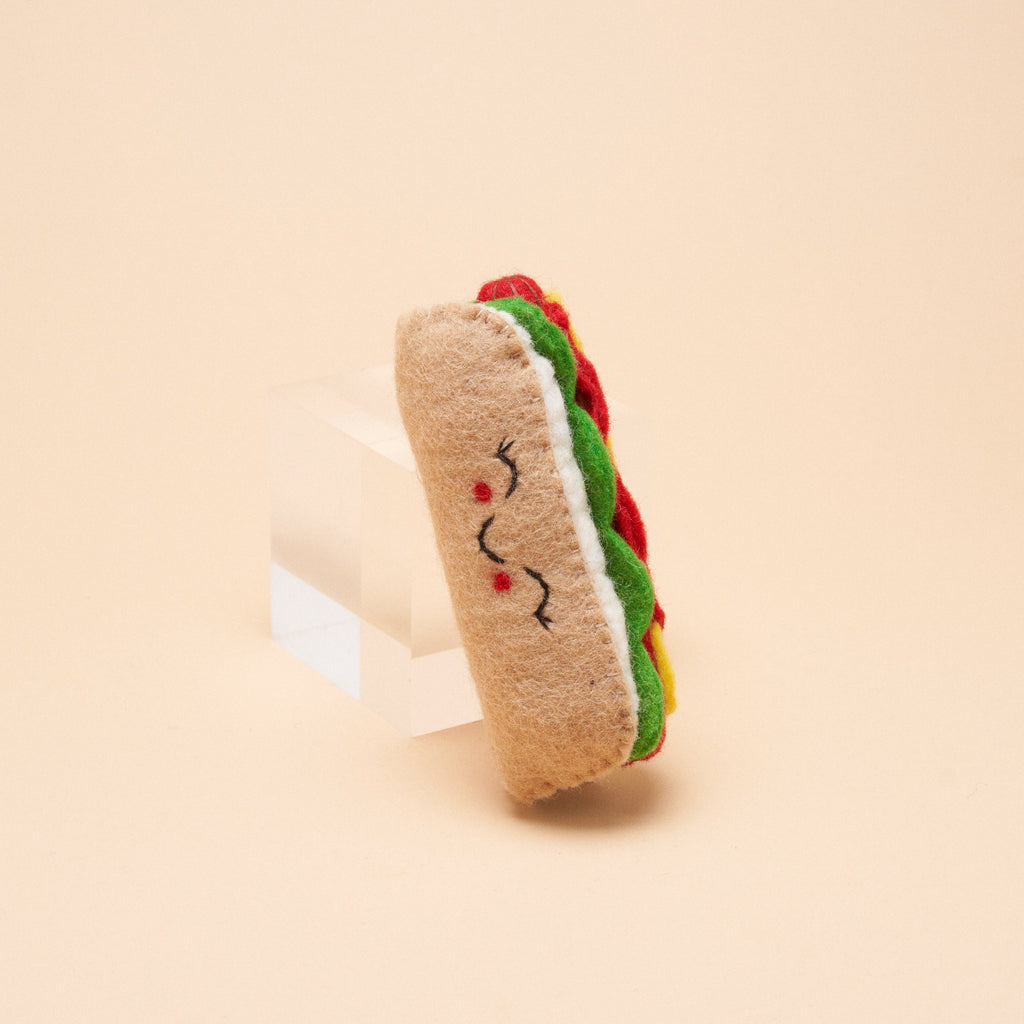 Hotdog Squeaker Toy