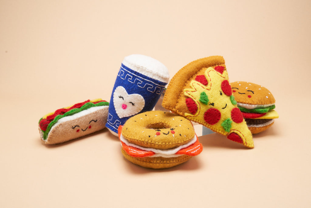 Hotdog Squeaker Toy